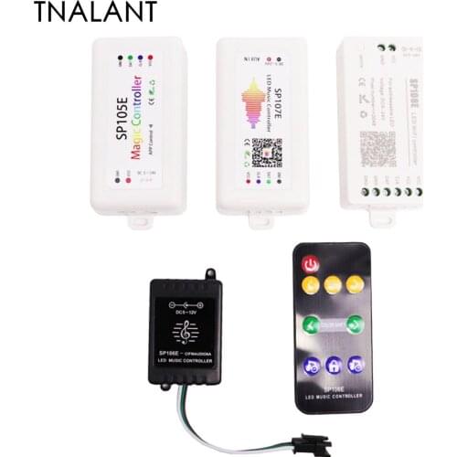 WS2812b Led Strip Light Controller Bluetooth/WIFI/Music Smart Led Light Controller for WS2813 WS2815 SK6812 APA102