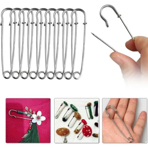 1/3/5pcs 70mm Strong Blanket Safety Pins Large Heavy Safety Pins for DIY Brooch Craft Jewelry Fingding