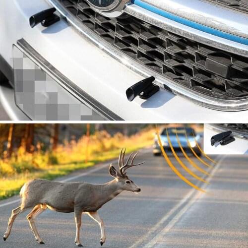 2Pcs Ultrasonic Animal Saving Wind Whistle Cars Motorcycle Deer Warning Repeller HOT SALES