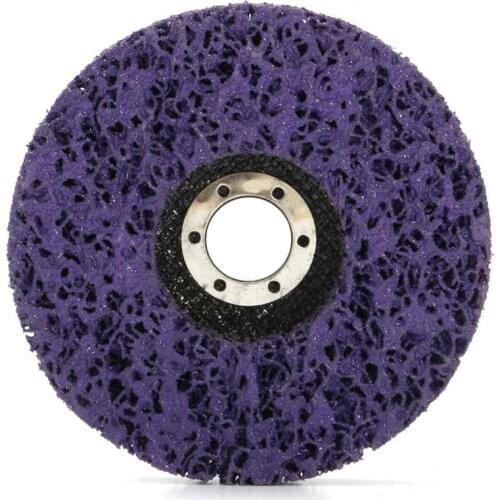 2pcs Poly Strip Disc Abrasive Wheel Paint Rust Remover Clean Grinding Wheels for Durable Angle Grinder Car Truck Motorcycles