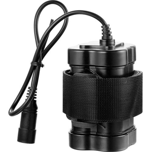 GTF 4x18650 Battery Pack Waterproof 8.4V 8800mAh Rechargeable Li-ion Battery Pack for Bicycle Headlamp Bike Light Backup Power