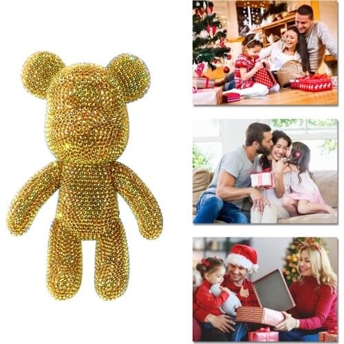 DIY Diamond Painting Violent Bear Rhinestone Mosaic Handmade Bears Craft Home Car Interior Office Ornaments Gifts