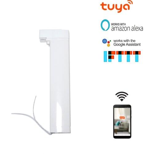 433MHz WiFi Automatic Electric Curtain Motor with 4*1meter rails(with strap and hooks)