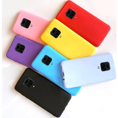 Case for Xiaomi redmi note 9s redmi note 9pro note 9 s pro max note9s case soft Matte silicone back Protector phone cover Cases