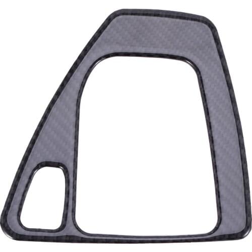 For BMW 3 Series E90 E92 Interior Trim Carbon Fiber Gear Shift Control Panel Cover Sticker RHD Car Styling