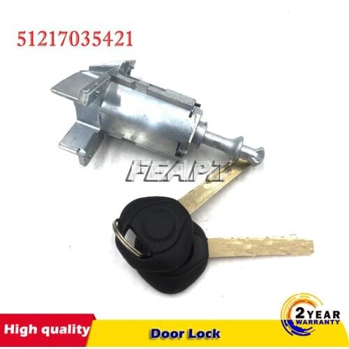 For BMW X5 E531 Left Driver Door Lock Assembly Key Cylinder Barrel + 1 Repair Kit + 2 key1Locks & Hardware 51217035421