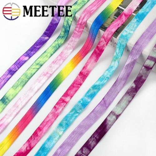 20M 15mm Elastic Ribbons Lace Headband Bow DIY Hair Accessories Elastic Bands Waist Rubber Band Garment Handmade Crafts Supplies