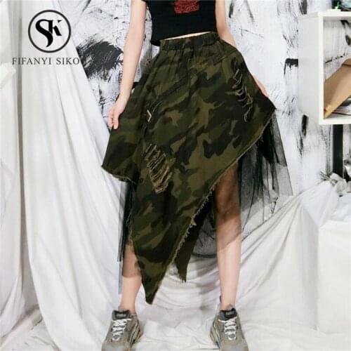 FIFANYI SIKOU Asymmetrical Skirts