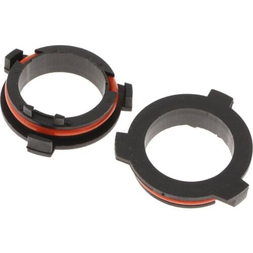 2 pcs LED kit Headlights Bulbs Base Holders Adapters for Opel Vauxhall Astra Universal Fits For Harley Touring