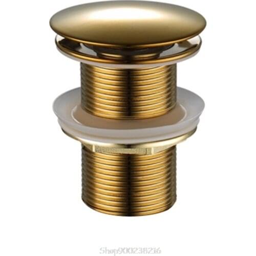 Brass Pop-up Drain Bathroom Basin Sink Drain Plugs Overflow Hole Bath Faucet Kit Aug06 20 Dropship