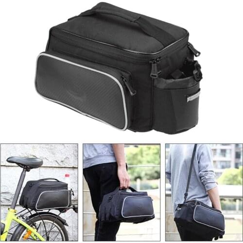 Multifunction Heavy Duty Electric Bike Rear Rack Saddle Bags Ebike Bicycle Case Bicycle Accessories for Road/ Mountain Bicycle
