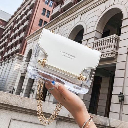 Fashion Bags for Women 2020 Crossbody Bag Mini Purse Woman Handbag Designer Clear bags Ladies Transparent Bags Purses Black bag