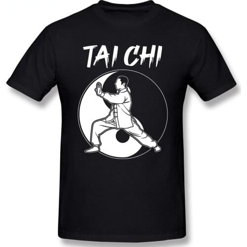 Tai Chi Chinese Kung Fu Wushu Mens T Shirt Plus Size CottonCrewneck Short Sleeve Personalized Funny Unisex T-Shirt Eu Size