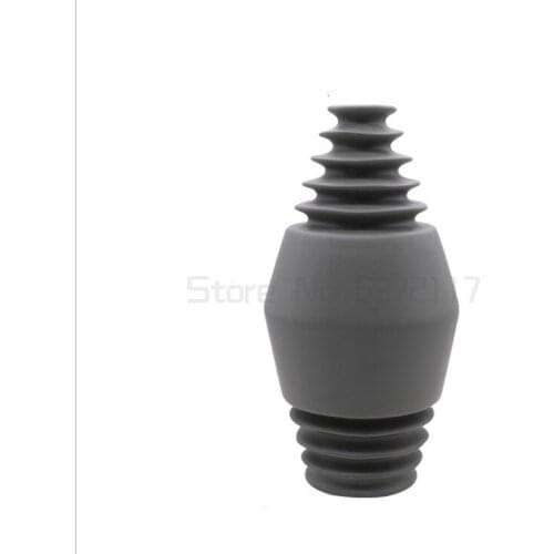 Nordic household Morandi industrial wind screw pattern ceramic vase flower vase dry vase