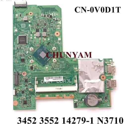 BRAND NEW 896X3 N3710 FOR Dell Inspiron 3451 3551 3452 3552 Laptop Notebook Motherboard CN-0V0D1T V0D1T Mainboard 100% tested
