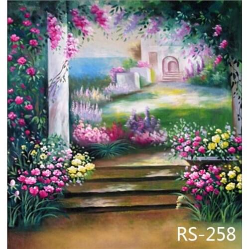 New arrival 3m*6m Hand painted Muslin scenic wedding Backdrop RS-258 ,photo studio backdrop ,photography background