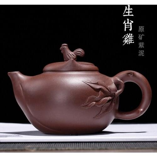 Factory directly sells the original purple clay Zodiac pot, chicken pot and all hand-made tea sets as one-hand agent