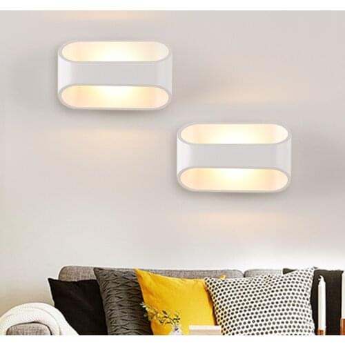 LED creative modern minimalist wall lights up and down lighting hotel room wall lamp living room staircase aisle wall lamps