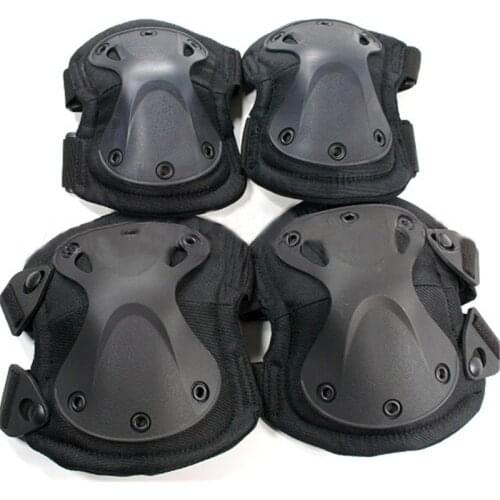 Tactical Military X Shape Knee Pads Elbow Pads Skateboard Paintball Airsoft Hunting Outdoor Sports Gear knee protective