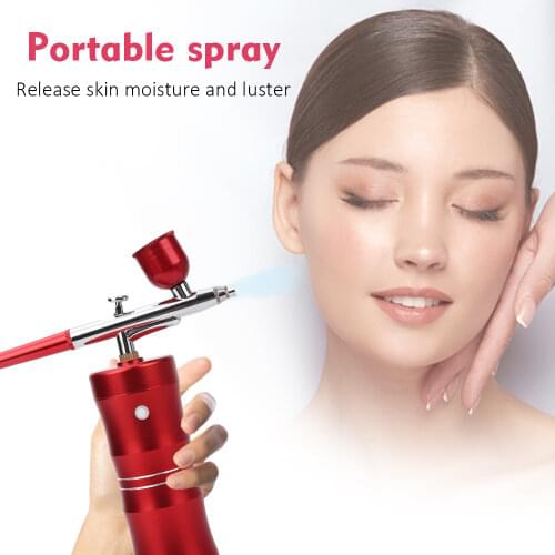 Multi-Purpose Cordless Mini Airbrush Set Water Oxygen Injector Air Compressor Kit Portable Airbrush Set Art Painting Spray Model