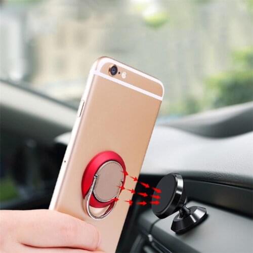 360 Degree Rotation Ultra Thin Phone Finger Ring Stand for Car Magnetic Holder Phone Finger Ring Mobile Phone Holders