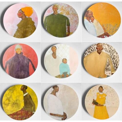 High-Quality Beautiful Wall Plate Olivia Pendergast Decorative Plate Ceramic Room Hotel Resturant Decorative Art Plate