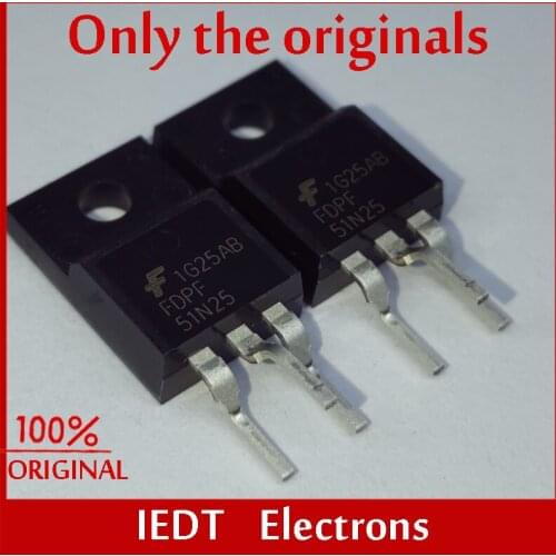 1 uds. FDPF51N25 TO-220F 51N25 51A 250V MOS-N TO220F 100% Original