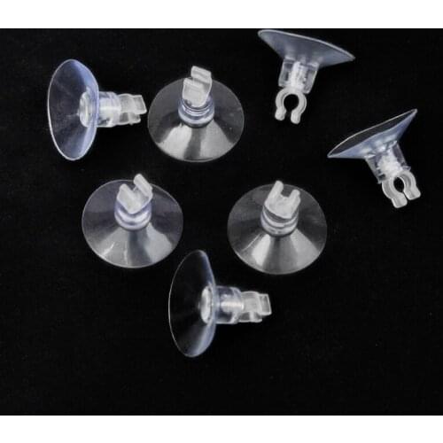 10pcs Aquarium Fish Tank Suction Cup Heating Sucker Clips Holders For Air Line Oxygen Tube Hose Pump Double Sided Suction Cups