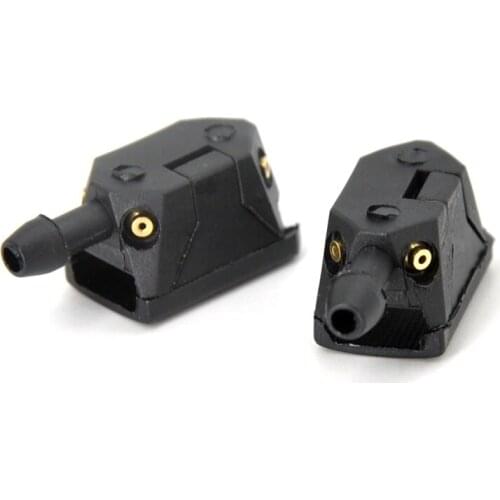 2PCS Universal Car Windscreen Washer Wiper Blade Water Spray Jets Nozzles Mounted onto 8mm 9mm Arm Adjusted 4 Way Upgrade