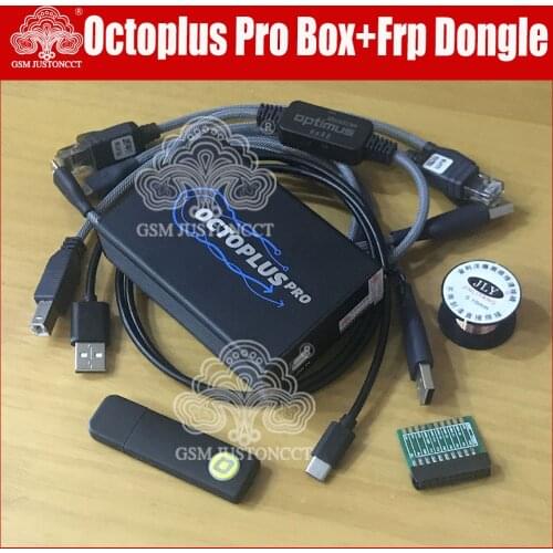 Octoplus pro Box 9 in 1 set ( Activated for Samsung + LG + eMMC / JTAG + Octoplus FRP Dongle + 5 cables )