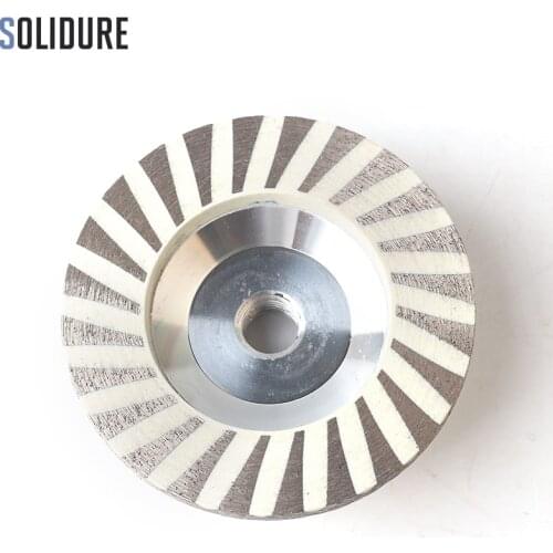 4 inch 100# resin filled aluminumdiamond cup wheels turbo cup grinding Aluminum backer for grinding stone,concrete and tiles