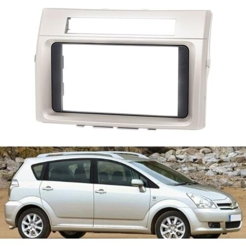 2DIN Car CD/DVD Radio Fascia Mounted for TOYOTA Corolla Verso 2004-2009 Stereo Dashboard Surrounded Panel Fitting Frame
