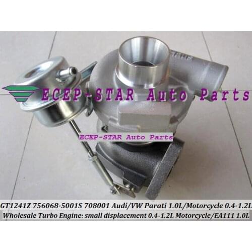 Free Ship GT1241Z 756068-5001S 708001 036145701 756068 Turbo For Volkswagen VW Parati EA111 1.0L 16 112HP motorcycle 0.4-1.2L