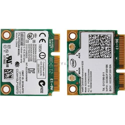 Wireless Mini Universal Dual Band Intel 6230 62230ANHMW 300 WiFi BT PCI-E Card