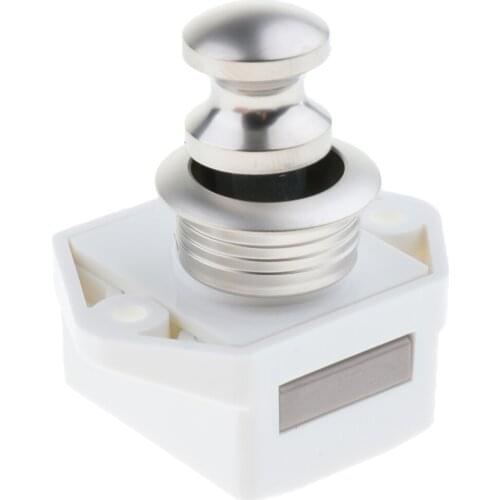 Child Safety Cupboard Locks Screw-in Lock for Drawers Cabinet Cupboard Wardrobe, Push Button Door Lock Latch