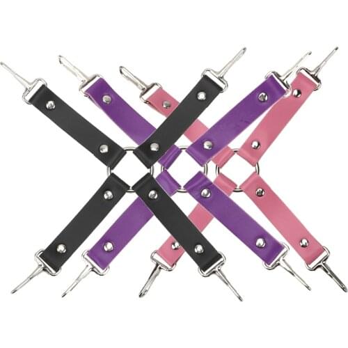 Erotic Flirting Sex Products SM Bandage Sex Toys for Couples Adult Game PU Handcuff Ankle Cuffs Restrain SM Bondage Straps