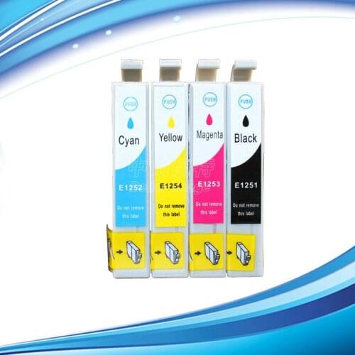 INK WAY 20 PCS t1251- t1254 inkjet cartridge for Stylus NX125/NX127/NX130/NX230/ NX420/NX530/NX625,Workforce320/323/325/520