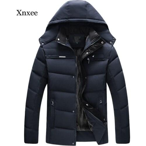 New Winter Jacket Men -15 Degree Thicken Warm Men Parkas Hooded Fleece Mans Jackets Outwear Cotton Coat Parka Jaqueta Masculina