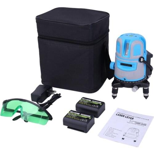 Laser Levels 360 Self-leveling Construction Nivel Laser Levels Tape Measure 2/3/5 Lines Cross Laser Levels Indoor Outdoor 635nm