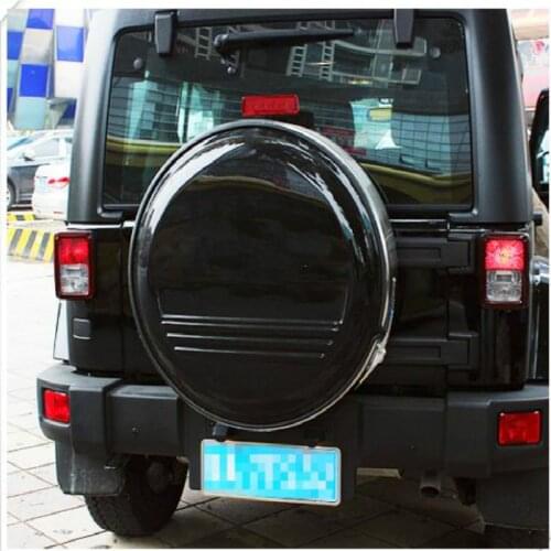 3-color 16-inch Stainless Steel Spare Tire Cover For Jeep Wrangler 2007-2017