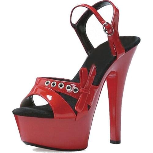 Manufacturers selling lady ultra high heels 15 cm high temperament beautiful lady applicable platform sandals