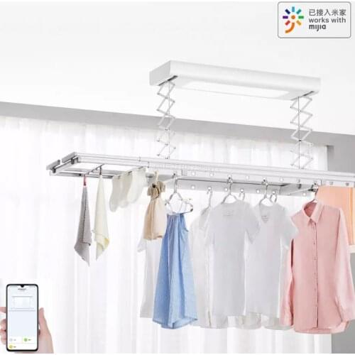 Xiaomi Mijia Smart Hanger Machine With Dryer AI control Warm air drying Load 35kg For Mijia APP With Airing Rod For Smart Home