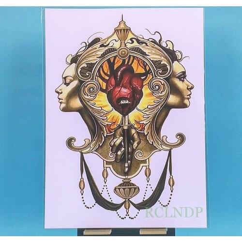 Waterproof Temporary Tattoo Sticker religion tatto stickers flash tatoo fake tattoos for men