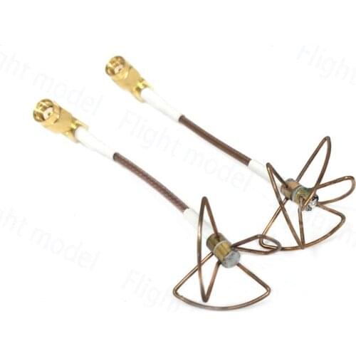 1 Pair FPV 5.8G 5.8ghz Clover 3 Blade Transmitting w/ 4 Blade Receiving Aerial Polarized Antenna (TX w/ RX) For Fatshark
