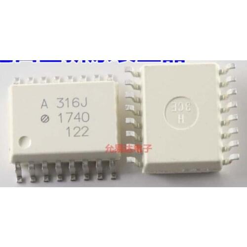 10pieces A316J HCPL-316J A3120 HCPL-3120 A314J HCPL-314J A4506 HCPL-4506 Light decoupling integrated circuit new original