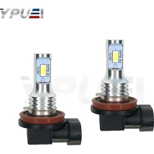 2Pcs H11 LED H4 H7 H11 H8 H9 HB4 HB3 9005 9006 LED Headlight Bulb 3000K 6000K 12000K Ice Blue CSP Auto Fog Lamp Car Light 12V