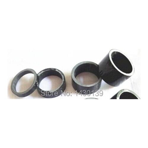 50pcs New 20mm Road bicycle 3K full carbon fibre headset washer Mountain bike carbon washer stem spacers MTB parts Free shipping
