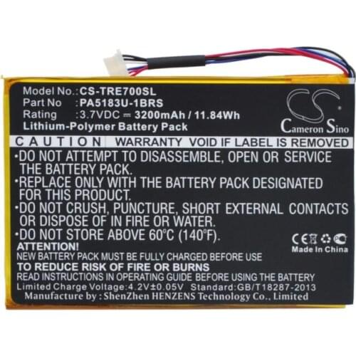 Cameron sino 3200mah battery for TOSHIBA AT7-B AT7-C AT7-C8 Excite Go Mini 7 PA5183U-1BRS Tablet Battery