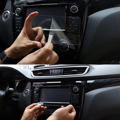 For Nissan Qashqai J11 X-trail T32 2015 2016 2017 2018 Accessories Car GPS Navigation Screen Tempered Glass Protector Steel Film