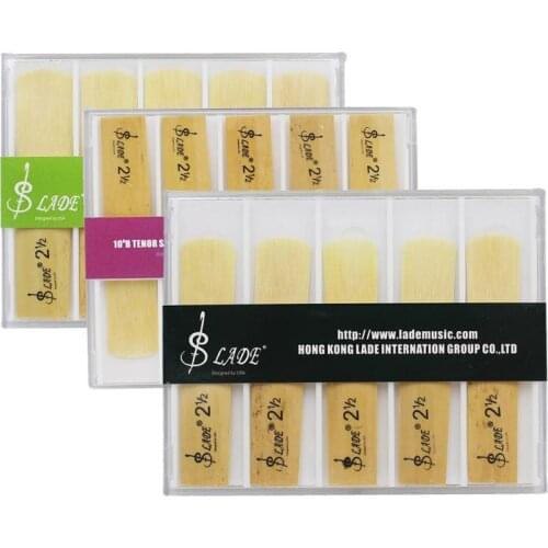 10 Pcs / Box G Alto Tenor Treble Saxophone Reed Normal Level G Alto Saxophone Alto Saxophone Strength Reed 2.5 For Beginners